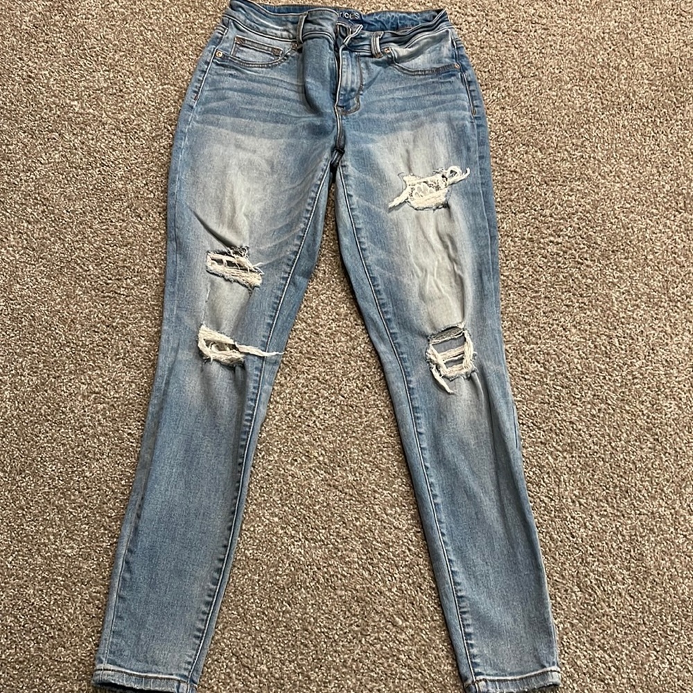 Maurice’s Jeggings size small , boyfriend cut.